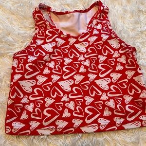 Fit booty crop top for working out